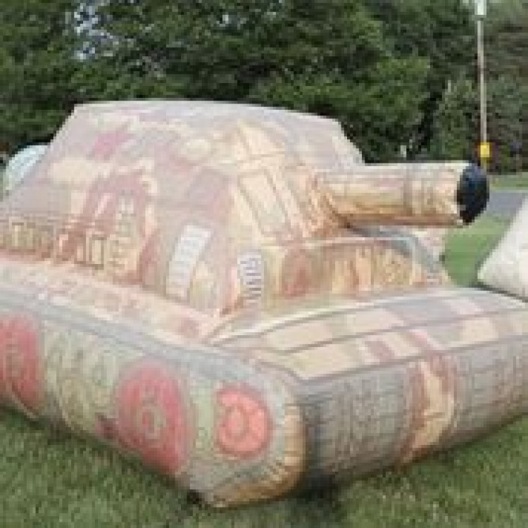 Battlefield Inflatable Tank - Add-On w/ Laser Tag or Nerf Wa